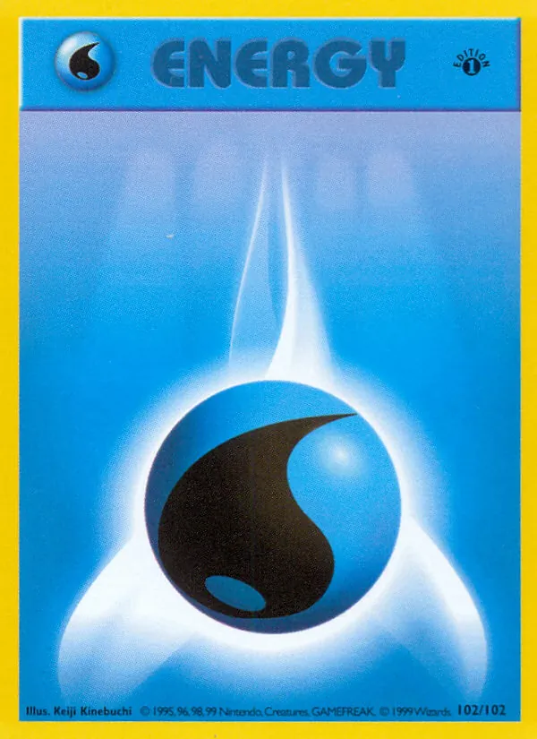Carta Water Energy, número 102/102 da coleção Coleção Básica