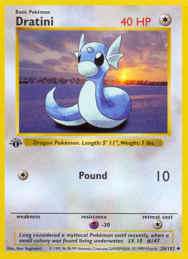 Carta Dratini, número 26/102 da coleção Coleção Básica
