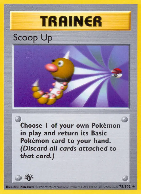 Carta Scoop Up, número 78/102 da coleção Coleção Básica