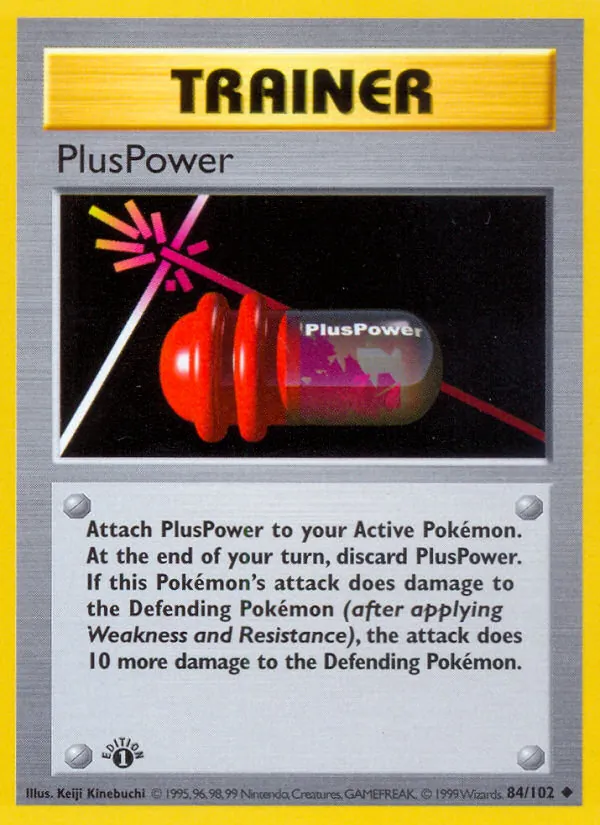 Carta PlusPower, número 84/102 da coleção Coleção Básica