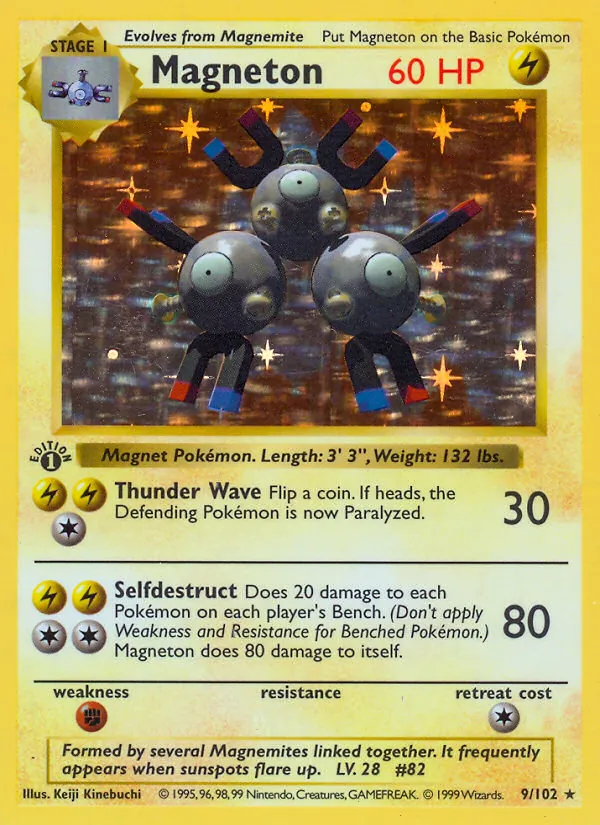 Carta Magneton, número 9/102 da coleção Coleção Básica