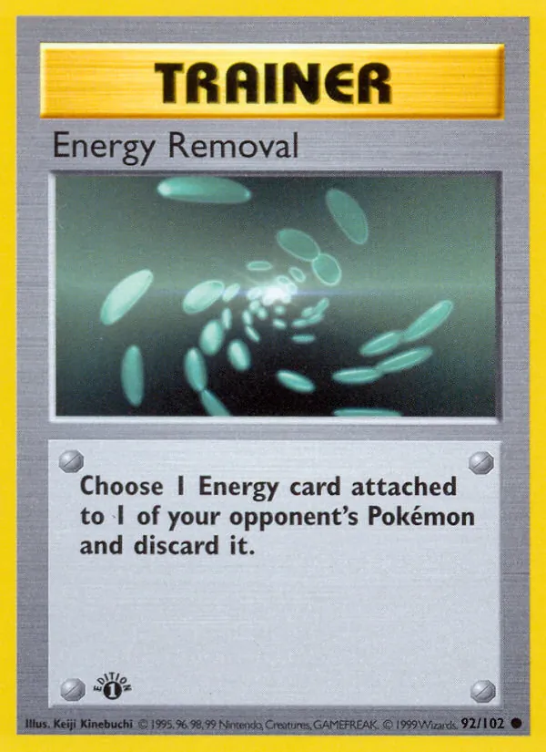 Carta Energy Removal, número 92/102 da coleção Coleção Básica