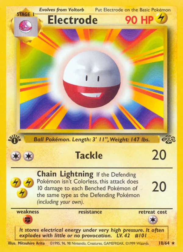 Carta Electrode, número 18/64 da coleção Selva