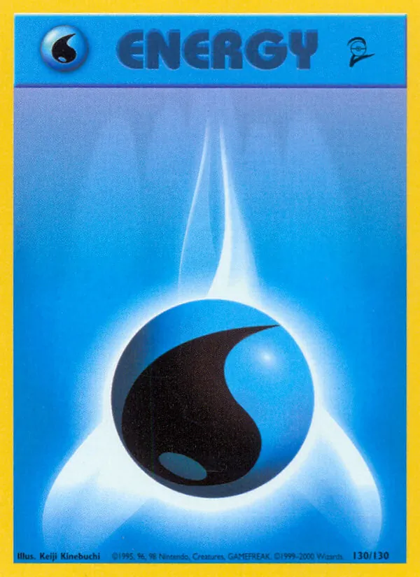Carta Water Energy, número 130/130 da coleção Base Set 2