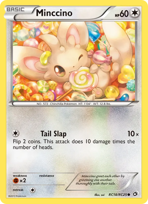 Carta Minccino, número RC18/113 da coleção Tesouros Lendários