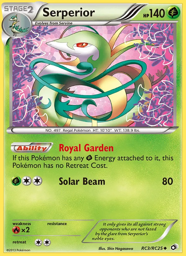 Carta Serperior, número RC3/113 da coleção Tesouros Lendários