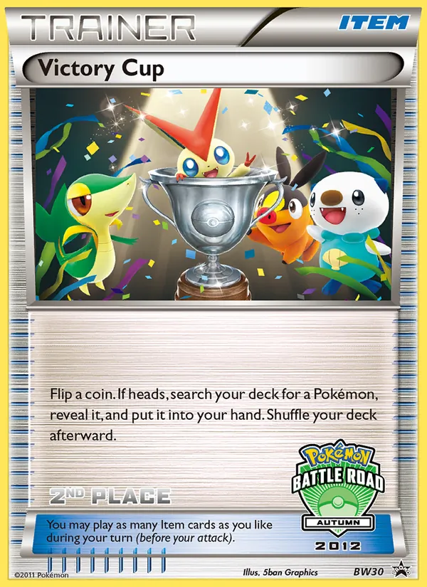 Carta Victory Cup, número BW30/101 da coleção BW Black Star Promos