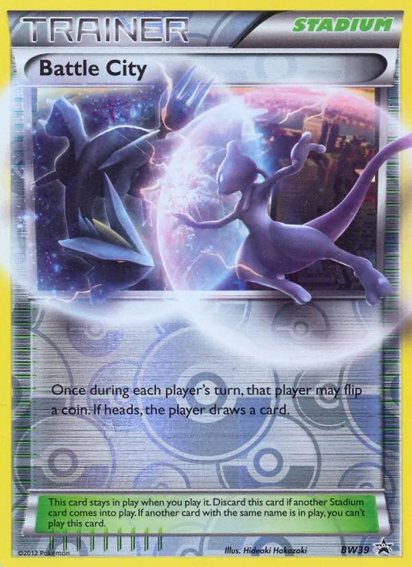 Carta Battle City, número BW39/101 da coleção BW Black Star Promos