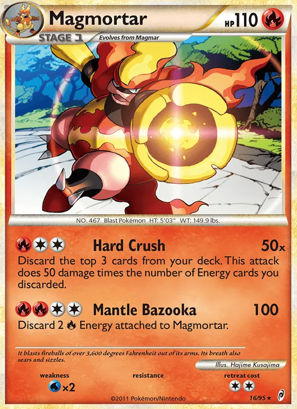 Carta Magmortar, número 16/95 da coleção Chamado das Lendas