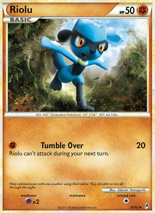 Carta Riolu, número 50/95 da coleção Chamado das Lendas