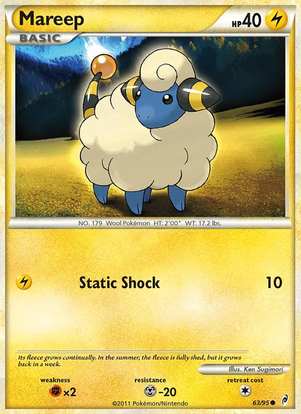 Carta Mareep, número 63/95 da coleção Chamado das Lendas