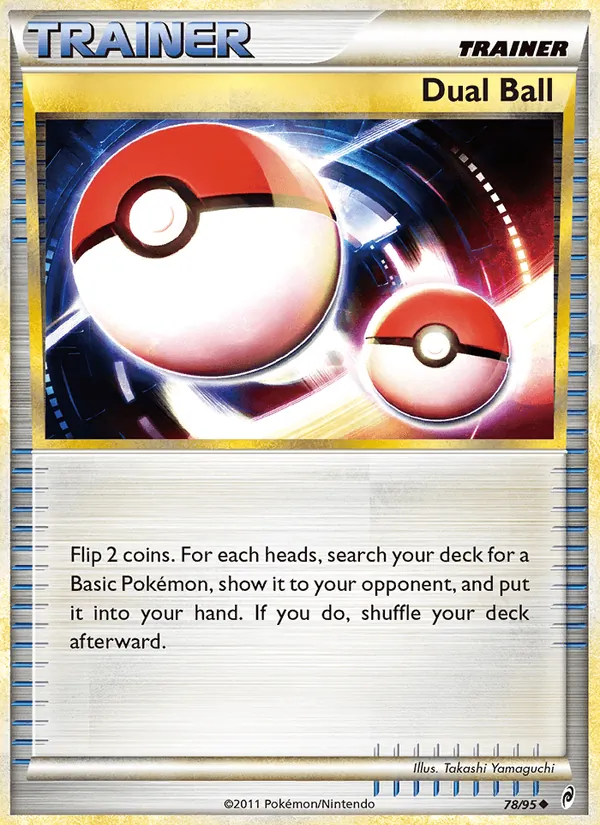 Carta Dual Ball, número 78/95 da coleção Chamado das Lendas