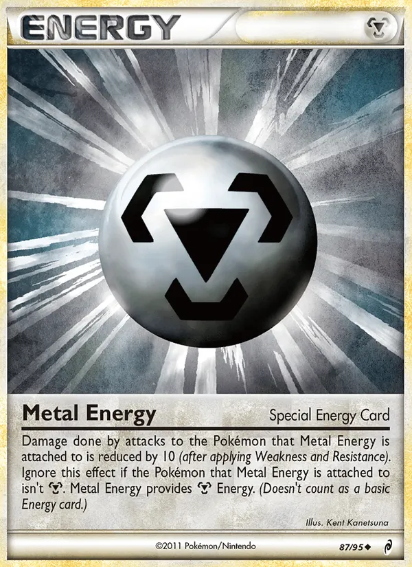 Carta Metal Energy, número 87/95 da coleção Chamado das Lendas