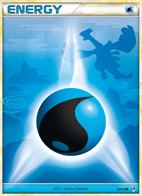 Carta Water Energy, número 90/95 da coleção Chamado das Lendas