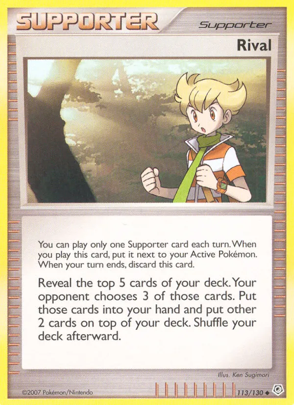 Carta Rival, número 113/130 da coleção Diamante & Pérola