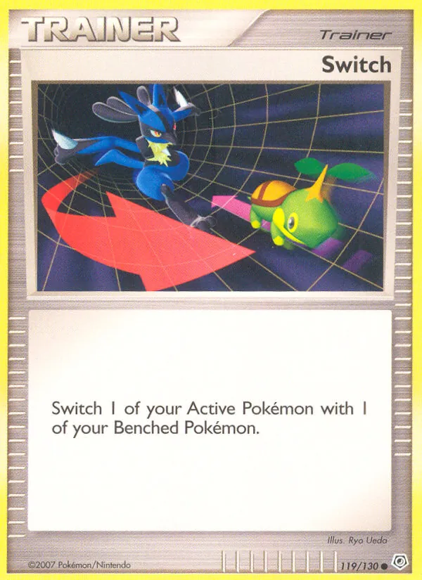Carta Switch, número 119/130 da coleção Diamante & Pérola
