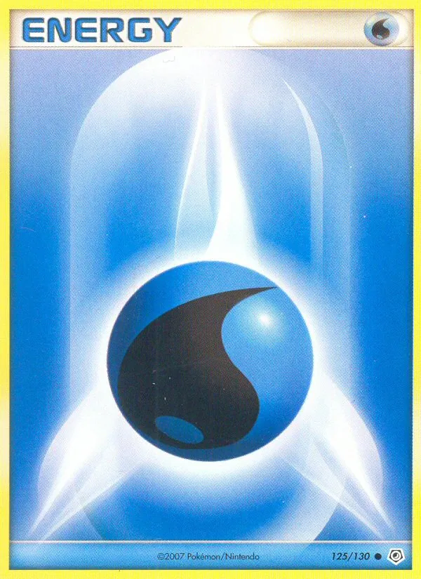 Carta Water Energy, número 125/130 da coleção Diamante & Pérola