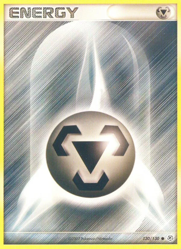 Carta Metal Energy, número 130/130 da coleção Diamante & Pérola
