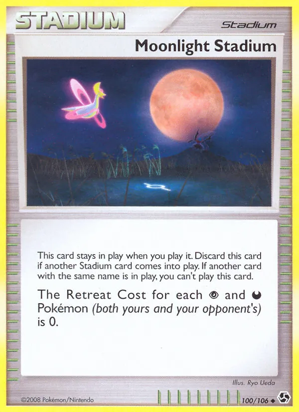 Carta Moonlight Stadium, número 100/106 da coleção Great Encounters