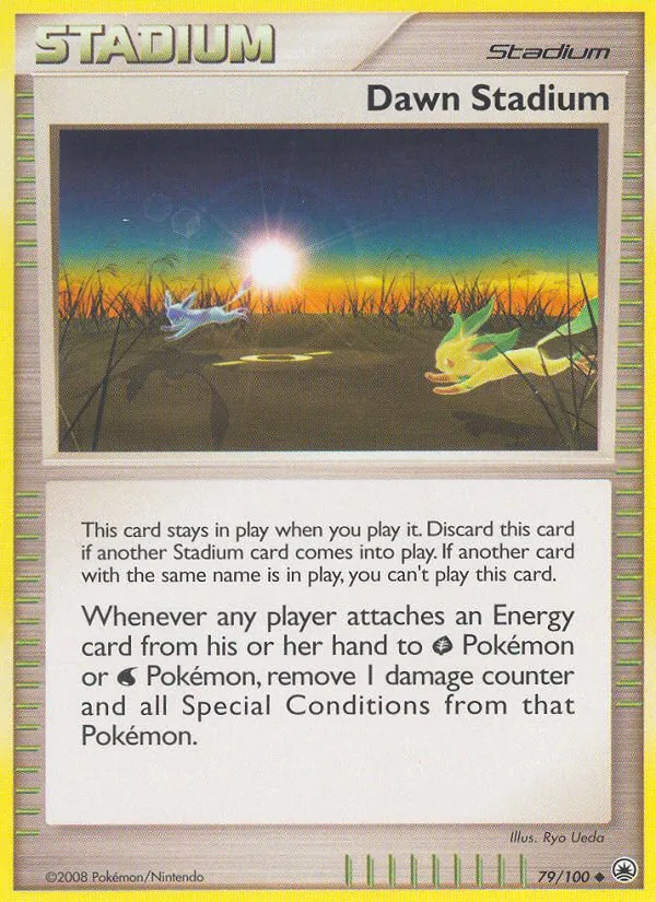 Carta Dawn Stadium, número 79/100 da coleção Majestic Dawn