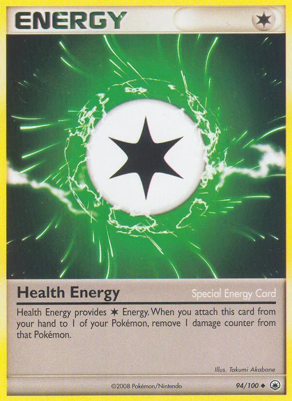 Carta Health Energy, número 94/100 da coleção Majestic Dawn
