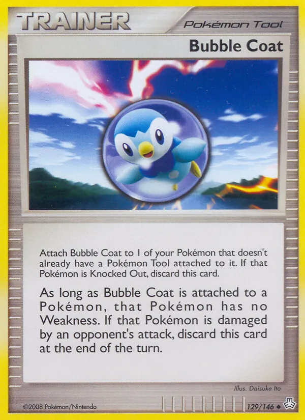 Carta Bubble Coat, número 129/146 da coleção Legends Awakened