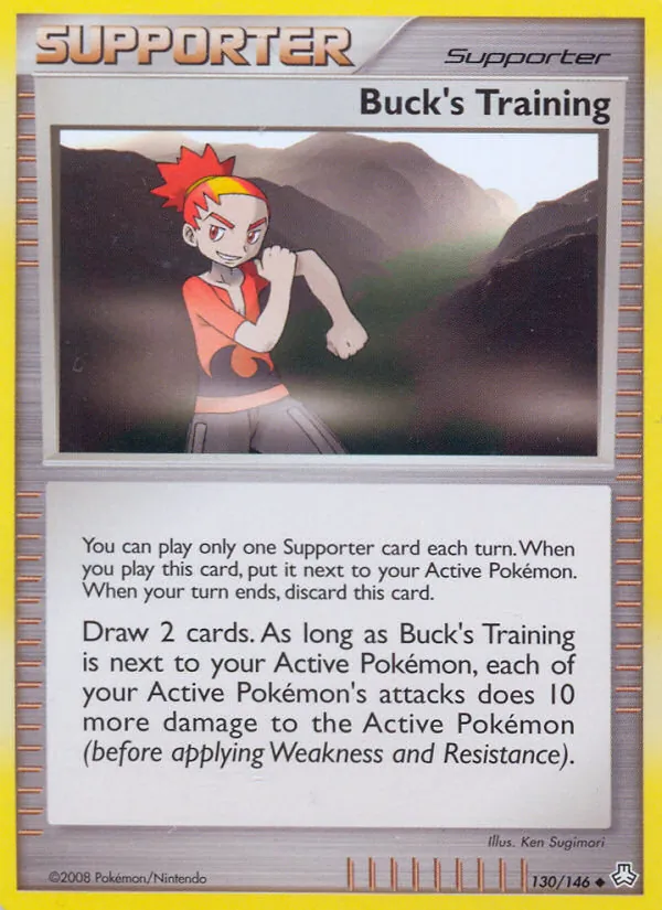 Carta Buck's Training, número 130/146 da coleção Legends Awakened