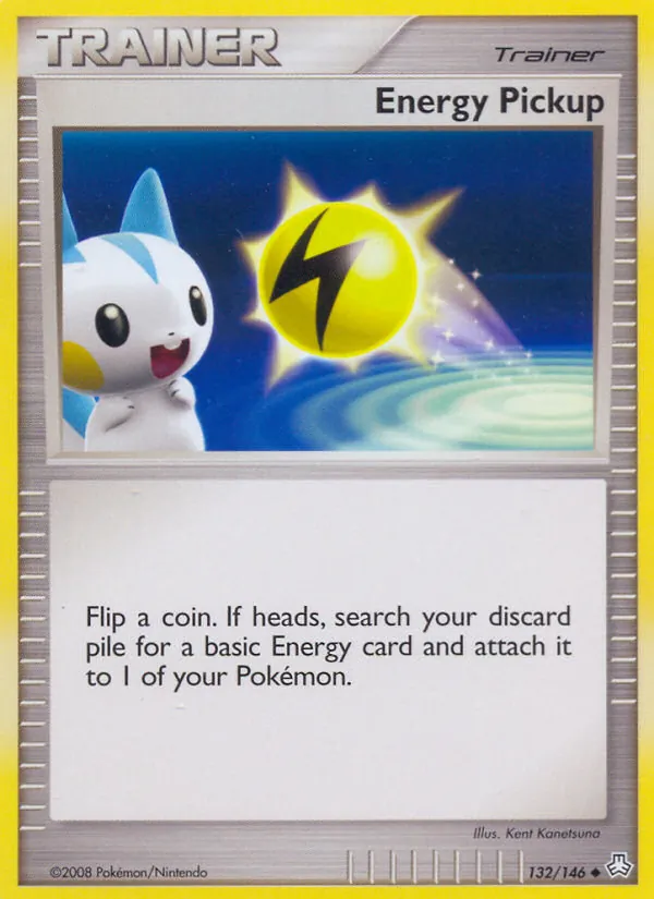 Carta Energy Pickup, número 132/146 da coleção Legends Awakened