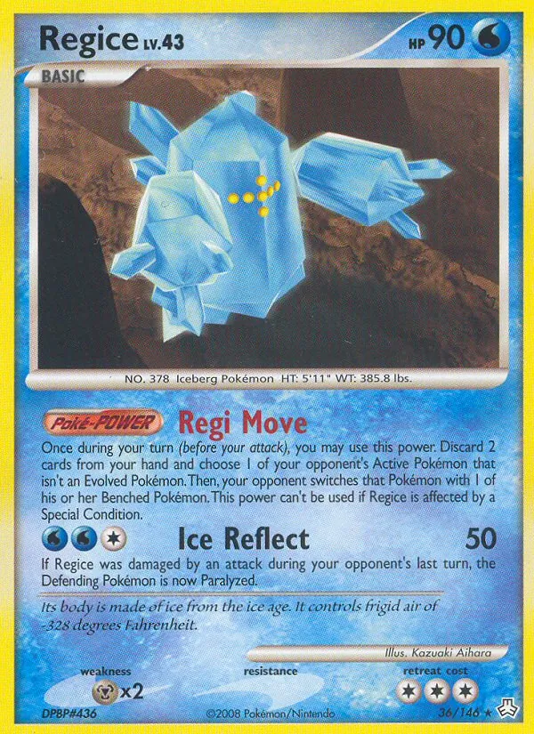 Carta Regice, número 36/146 da coleção Legends Awakened