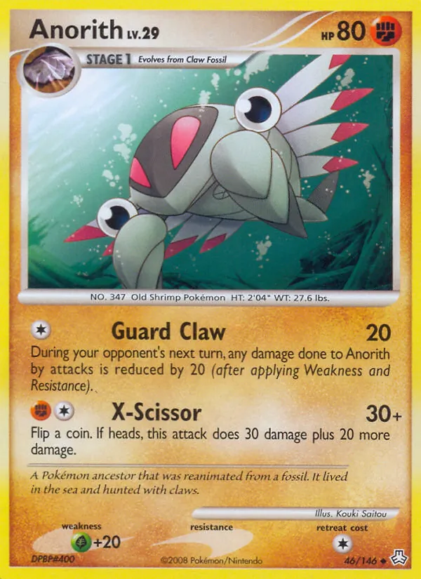 Carta Anorith, número 46/146 da coleção Legends Awakened