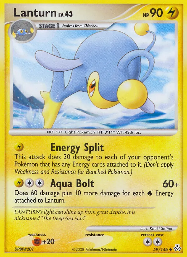 Carta Lanturn, número 59/146 da coleção Legends Awakened
