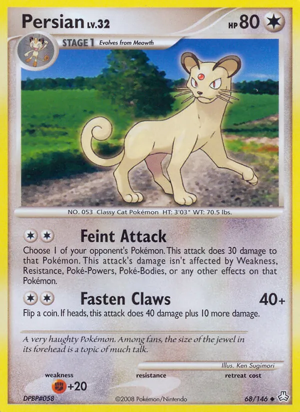 Carta Persian, número 68/146 da coleção Legends Awakened