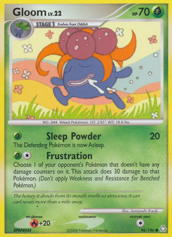 Carta Gloom, número 96/146 da coleção Legends Awakened