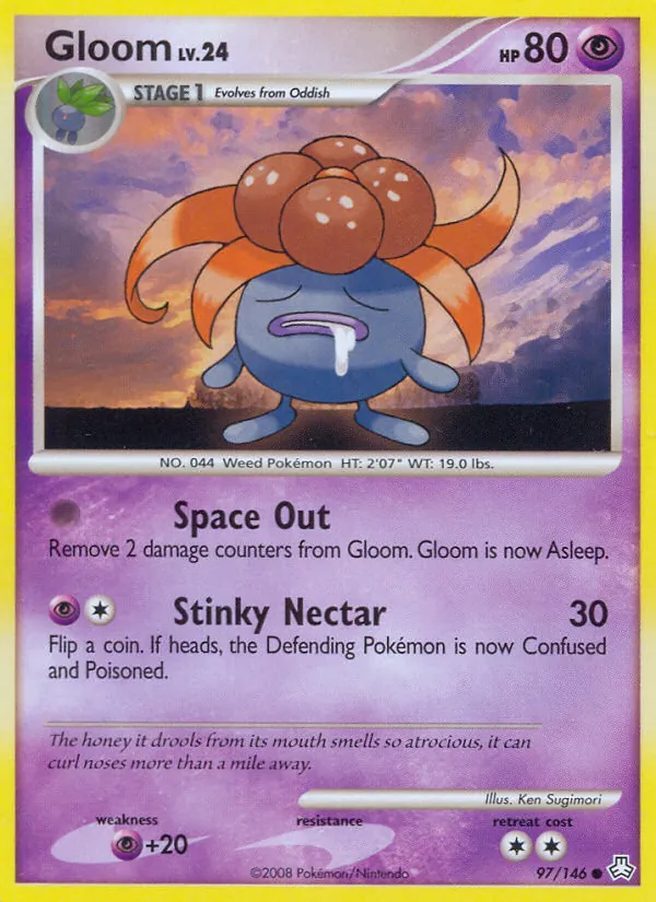 Carta Gloom, número 97/146 da coleção Legends Awakened