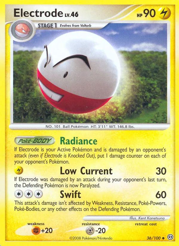 Carta Electrode, número 36/100 da coleção Stormfront