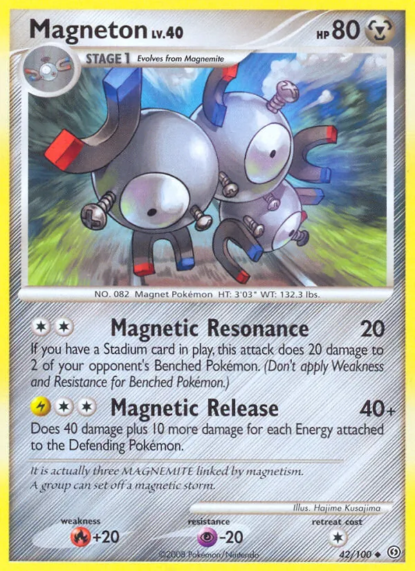 Carta Magneton, número 42/100 da coleção Stormfront