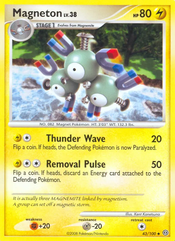 Carta Magneton, número 43/100 da coleção Stormfront
