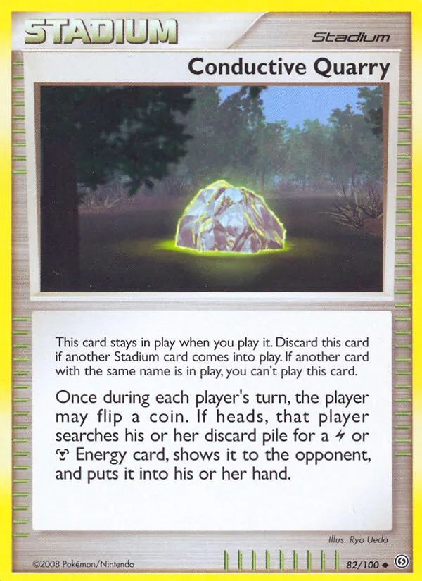 Carta Conductive Quarry, número 82/100 da coleção Stormfront