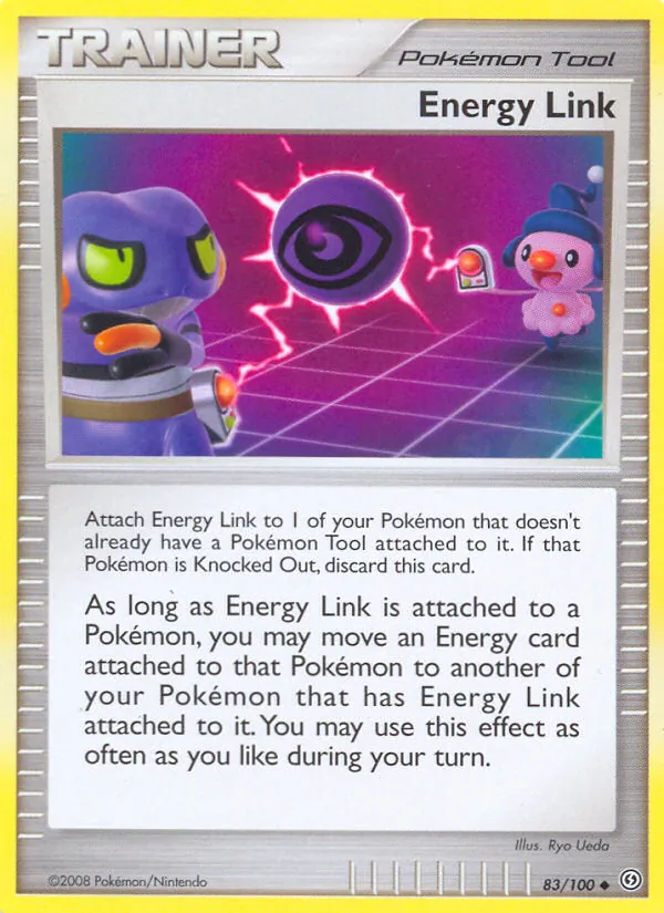 Carta Energy Link, número 83/100 da coleção Stormfront