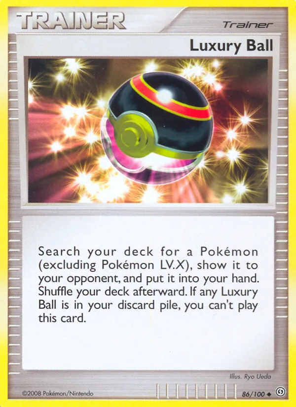 Carta Luxury Ball, número 86/100 da coleção Stormfront