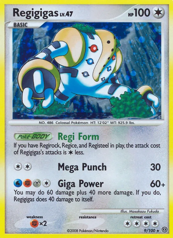 Carta Regigigas, número 9/100 da coleção Stormfront