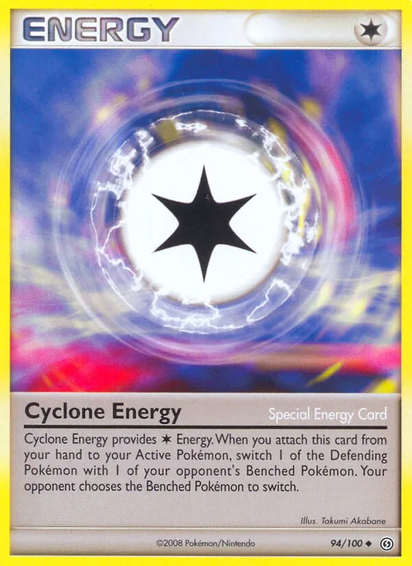 Carta Cyclone Energy, número 94/100 da coleção Stormfront