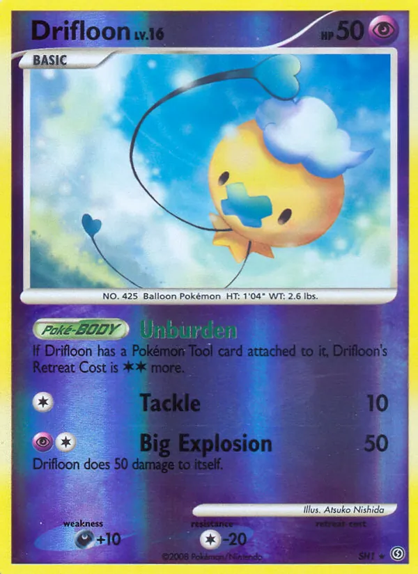 Carta Drifloon, número SH1/100 da coleção Stormfront