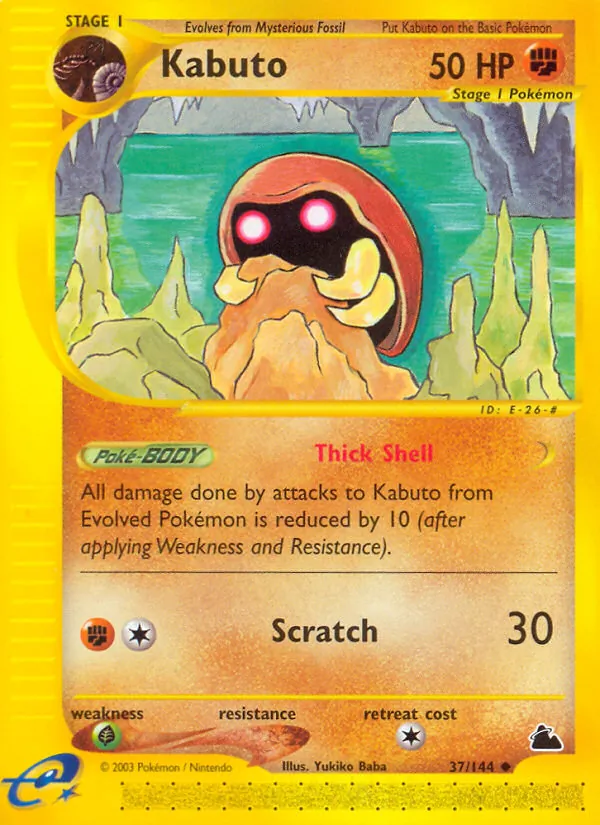 Carta Kabuto, número 37/144 da coleção Skyridge