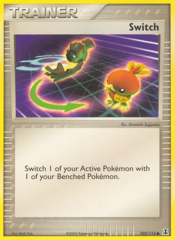 Carta Switch, número 102/113 da coleção Delta Species