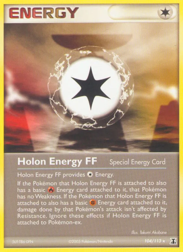 Carta Holon Energy FF, número 104/113 da coleção Delta Species