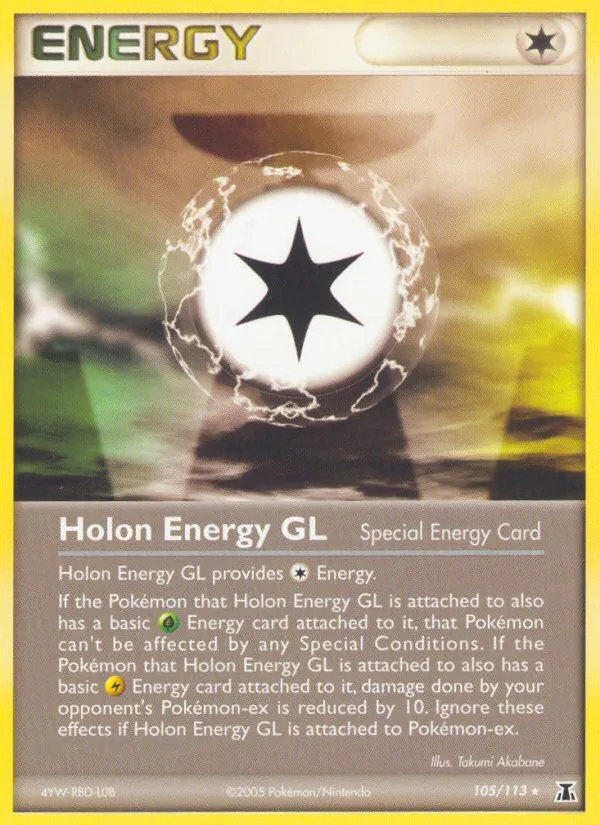 Carta Holon Energy GL, número 105/113 da coleção Delta Species