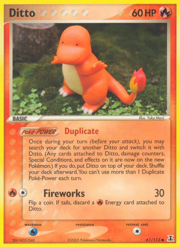 Carta Ditto, número 61/113 da coleção Delta Species
