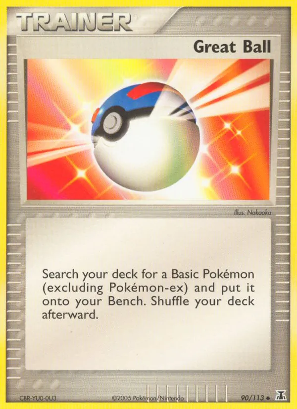 Carta Great Ball, número 90/113 da coleção Delta Species
