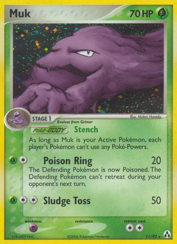 Carta Muk, número 11/92 da coleção Legend Maker